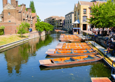 Cambridge punts on River Cam London escort dates